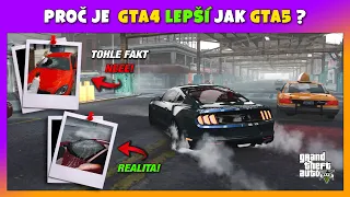 DALŠÍ DŮVODY, PROČ JE GTA 4 LEPŠÍ NEŽ GTA 5 | CZ (part 2)