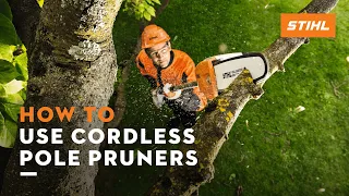 STIHL HTA 65 & HTA 85 | Cordless pole pruners | Instruction