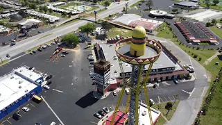 Drone video of South of the Border - World Famous Roadside Attraction