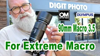 Review of Lens OM SYSTEM / Olympus 90mm Macro 3.5 - IN ENGLISH