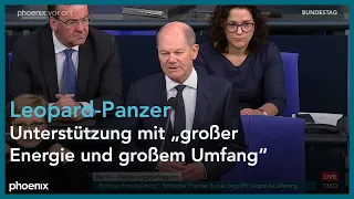 Befragung der Bundesregierung mit Olaf Scholz am 25.01.23