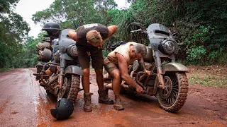 Harley Motorbike Maintenance on the Road