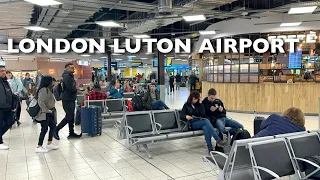 Arrival and Departure Of London Luton Airport  | London Luton Airport Walking Tour 2024 🇬🇧❤️