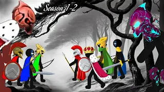 Season 1 & 2 Stick War Legacy Animation | Generals, Atreyos, Kytchu, King Zarek, Xiphos, Final Boss