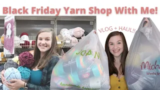 Come Black Friday Yarn Shopping With Me At Michaels and Joann + Yarn Haul- Black Friday 2022
