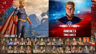 MK1 – Homelander Announcer Voice