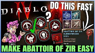 Diablo 4 - Last Chance to Do THIS - Best Build For ALL Classes & Best Class For Abattoir of Zir!