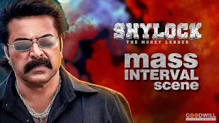 Shylock Movie Mass Interval Scene | Ajai Vasudev | Mammootty | Rajkiran | Kalabhavan Shajon