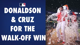 Josh Donaldson and Nelson Cruz both homer in the 9th in a walk-off win for the Twins!