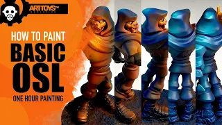 HOW To Paint Basic OSL | Art Toy Painting | Vallejo Colors | 2021