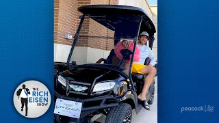 That Luxury Golf Cart David Bakhtiari Gave Aaron Rodgers Apparently Needs Some TLC | Rich Eisen Show