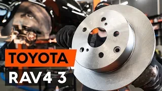 Hvordan bytte bak bremseskiver der på  TOYOTA RAV 4 3 (XA30) [AUTODOC-VIDEOLEKSJONER]