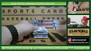 2022 Topps Chrome Update Series Baseball Hobby 6 Box Break #2