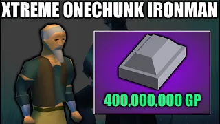 I Spent 400m to get ONE Silver Bar - Xtreme Onechunk Ironman #11