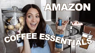AMAZON COFFEE ESSENTIALS | Make the best iced coffee at home! ☕️