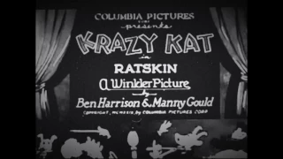 Krazy Kat - "Ratskin" (1929) Reconstructed Intro