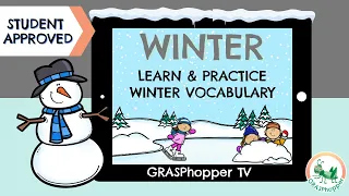 Winter Vocabulary in English for Kids | Teach about Winter! Winter for Kids Picture Scenes