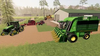 Buying cotton farm with harvester and tractors | Suits to boots 14 | Farming Simulator 19