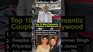 Top 10 Most Romantic Couples in Bollywood | Anurag Aggarwal | #ytshorts | #couple | #bollywood