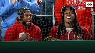 D'Andre Swift & Terrell Edmunds Mic'd Up at Phillies NLCS Game