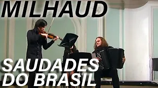 MILHAUD - SAUDADES DO BRASIL | АЙЛЕН ПРИТЧИН И ЮРИЙ МЕДЯНИК