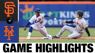 Giants vs. Mets Game 1 Highlights (4/19/22) | MLB Highlights