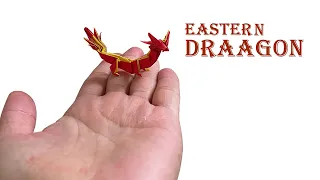 Origami Eastern Dragon - How to Make Paper Chinese Dragon