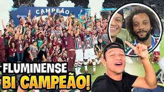 FLUMINENSE CAMPEÃO CARIOCA COM GOLEADA NO FLAMENGO!! E eu estava dentro do campo!!