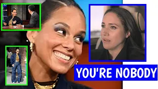 Alicia Keys REJECT Meghan's Plea To join Her Appearance On The late night Show With Stephen Colbert