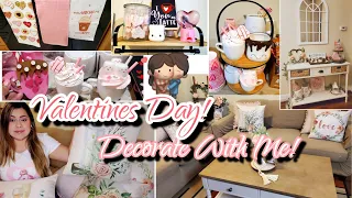 🌿☕️💕VALENTINES DAY DECORATE WITH ME! ROMANTIC PINK 💝🌿