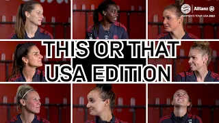 Football or Baseball? 🏈⚾ "This or That" USA Edition | FC Bayern Frauen