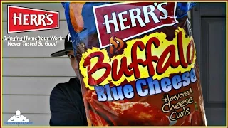 HERR'S® BUFFALO BLUE CHEESE CHEESE CURLS REVIEW | HERR'S DAY