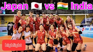 Japan vs India volleyball highlight