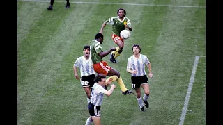 Mondial 1990: Quand le Cameroun de Omam Biyik et de Milla crucifiait la grande Argentine de Maradona