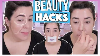 10 TRUCOS RAROS  DE MAQUILLAJE | BEAUTY HACKS