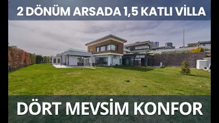 İncek N Mıdern sitesinde kapalı havuzlu ultra lüks villa