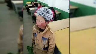 8-year-old comes to school with a frozen head and when the teacher looks closer his heart breaks
