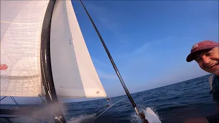 Sailing on Pieter's Hobie 21SE 2023-08-03
