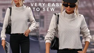 Don't Have Sewing Experience? No problem! Cut and Sew This Sweatshirt: No Tailoring Skills Required!