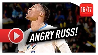 Russell Westbrook Full Highlights vs Mavericks (2017.01.26) - 45 Pts, 8 Reb, ANGRY RUSS