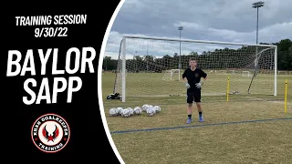 U11 Goalkeeper Training | Baylor Sapp | 9/30/22