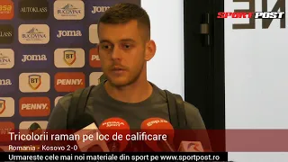 Edi Iordanescu, Olimpiu Morutan, Alex Cicaldau si Valentin Mihaila dupa Romania Kosovo 2-0