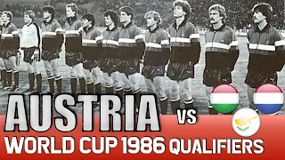 AUSTRIA World Cup 1986 Qualification All Matches Highlights | Road to Mexico