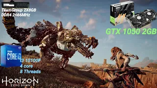 Horizon Zero Dawn  GTX 1050 2GB I3 10100F