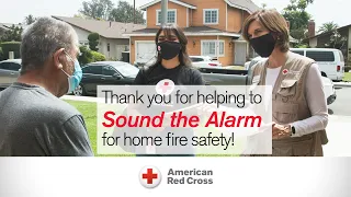 Thank you for helping to Sound the Alarm for home fire safety!