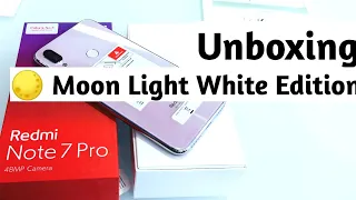 Redmi Note7 Pro Moonlight 🌕 White  Edition Unboxing & First Look !! Redmi Note 7 Pro Features