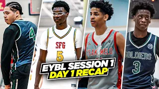 Bryce James & Kiyan Anthony 2024 EYBL Debut! Aj Dybantsa & Tyran Strokes Are UNFAIR | Day 1 Recap