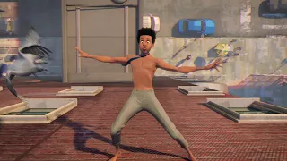 Miles Gets Chases By Security Guard | Spider-Man into the Spider-Verse (2018) | Sony Pictures