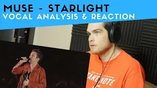 Vocal Analysis of Muse - Starlight (Voice Teacher Reacts)