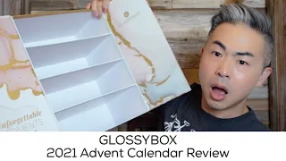 GLOSSYBOX 2021 USA ADVENT CALENDAR UNBOXING